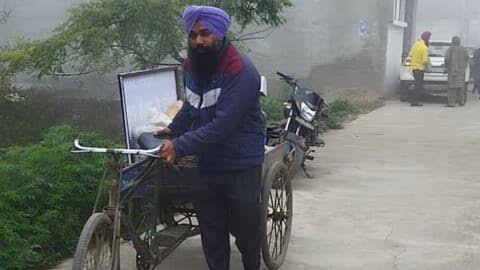 PhD Sabzi Wala Selling Vegitables